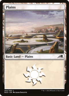 Plains (284) [Kamigawa: Neon Dynasty]-1