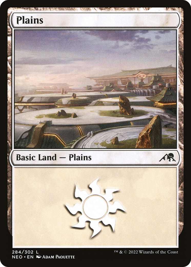 Plains (284) [Kamigawa: Neon Dynasty]-1