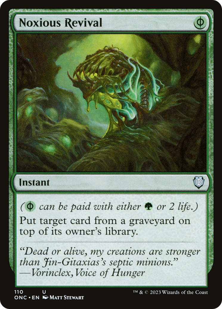 Noxious Revival [Phyrexia: All Will Be One Commander]-3