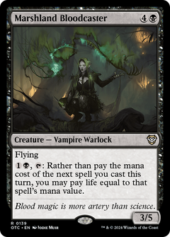 Marshland Bloodcaster [Outlaws of Thunder Junction Commander]-1