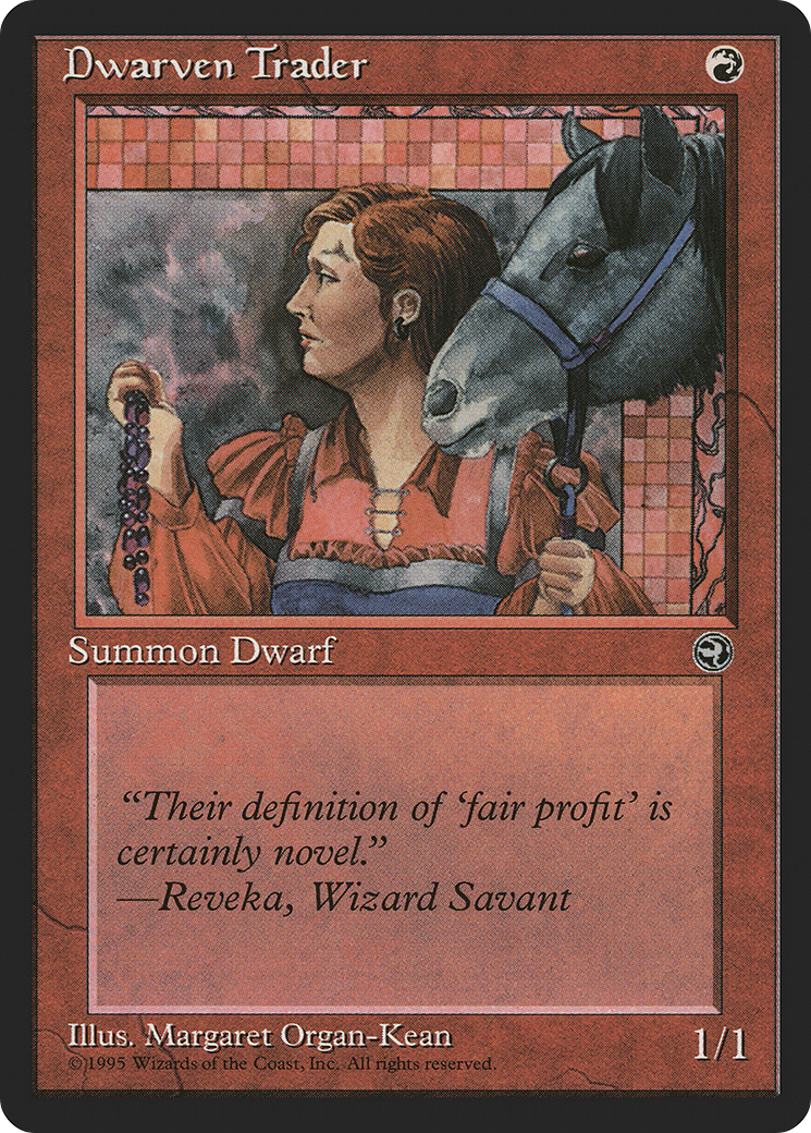 Dwarven Trader (Reveka Flavor Text) [Homelands]-1