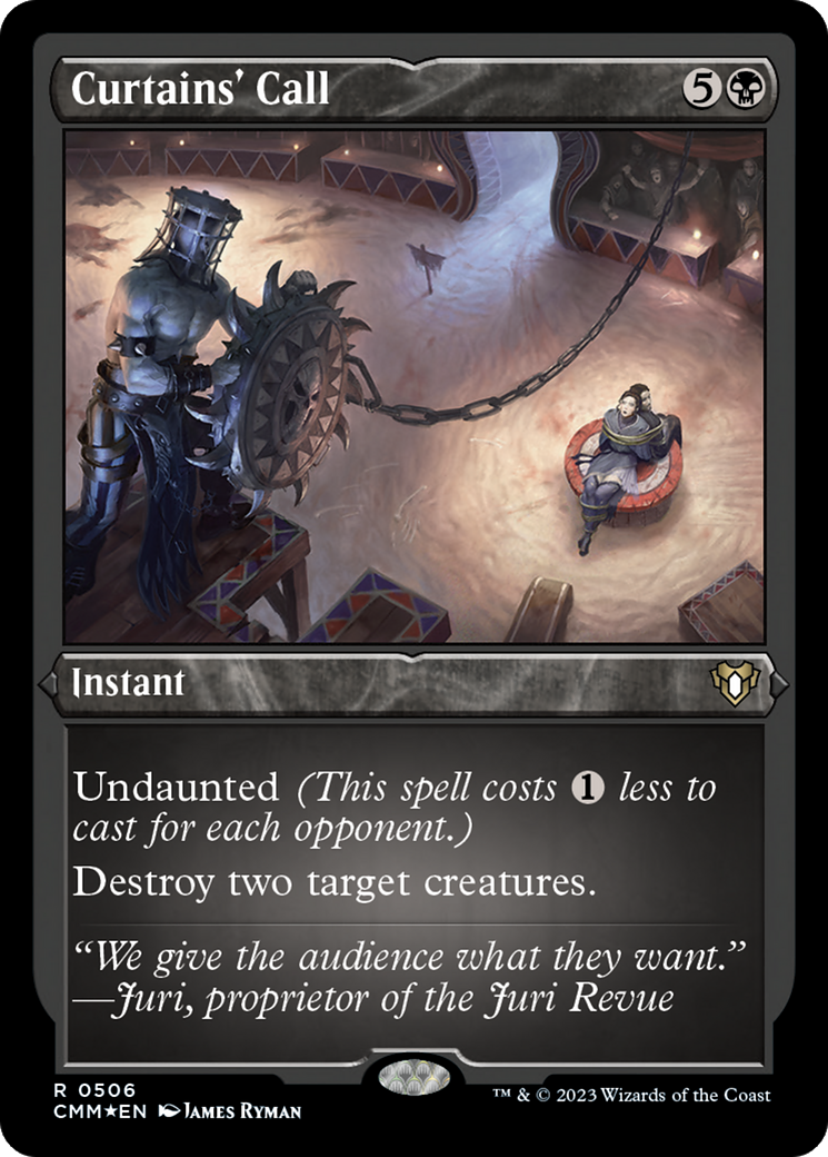 Curtains' Call (Foil Etched) [Commander Masters]-1