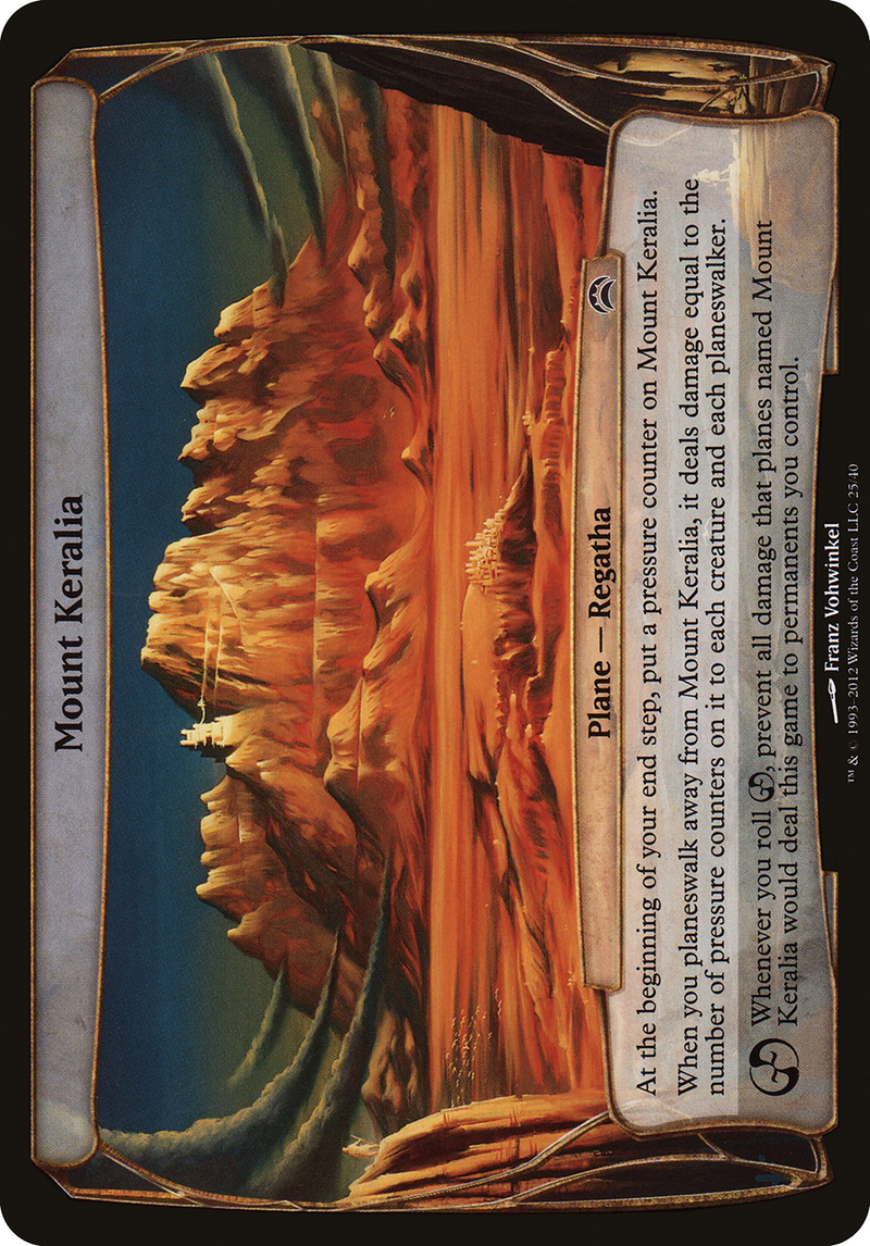 Mount Keralia (Planechase 2012) (OVER-025) - Planechase 2012 Planes Foil-1