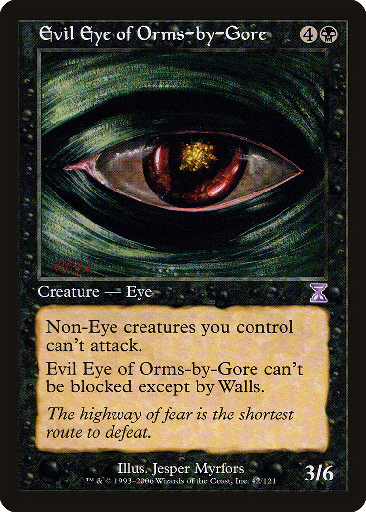 Evil Eye of Orms-by-Gore [Time Spiral Timeshifted]-1