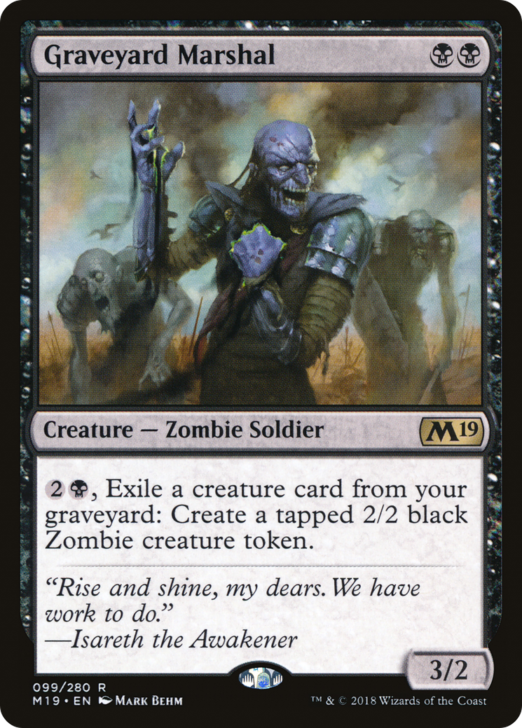Graveyard Marshal [Core Set 2019]-1