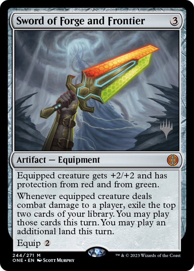 Sword of Forge and Frontier (Promo Pack) [Phyrexia: All Will Be One Promos]-1