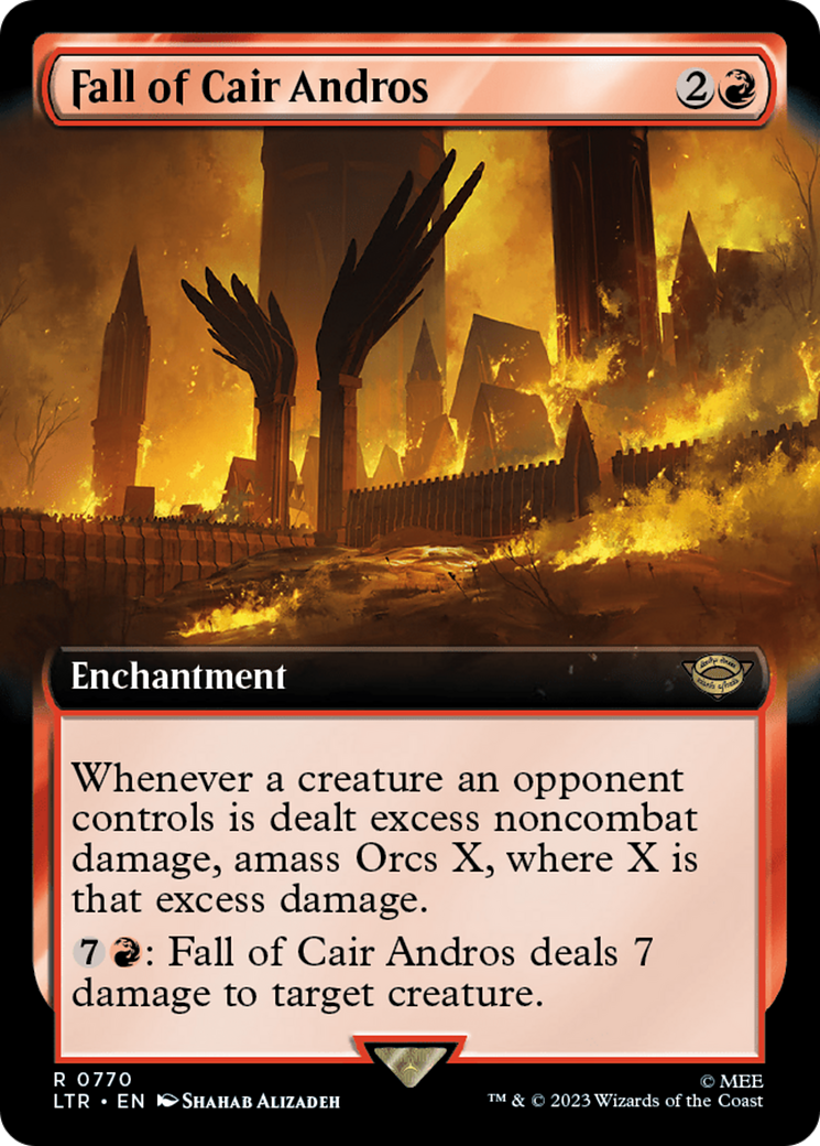 Fall of Cair Andros (Extended Art) (Surge Foil) [The Lord of the Rings: Tales of Middle-Earth]-1