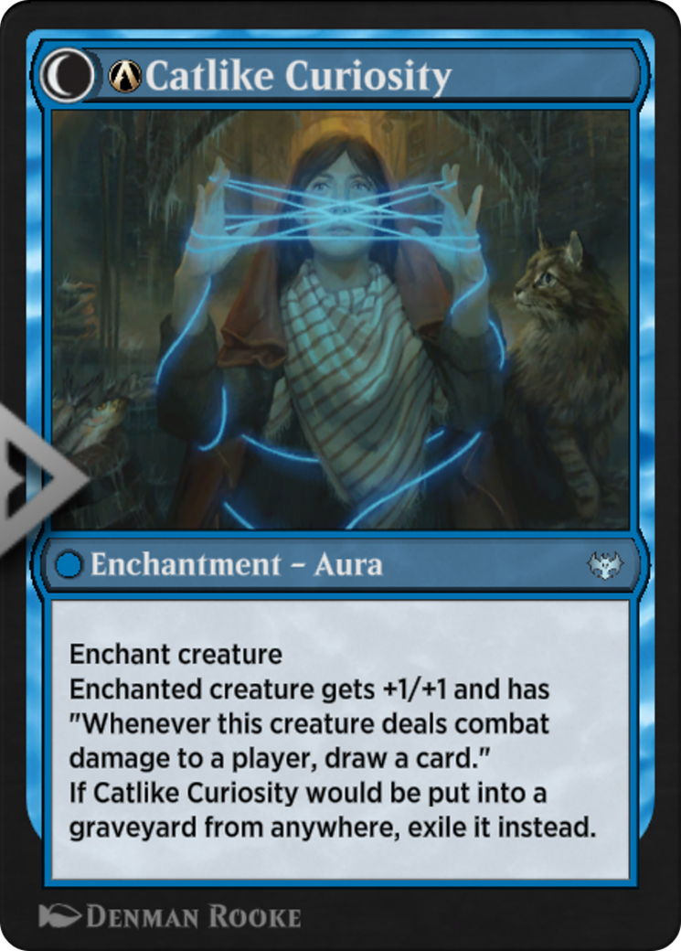 A-Mischievous Catgeist // A-Catlike Curiosity (VOW-A-69) - Innistrad: Crimson Vow: (Double Faced Transform)-2