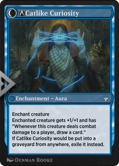 A-Mischievous Catgeist // A-Catlike Curiosity (VOW-A-69) - Innistrad: Crimson Vow: (Double Faced Transform)-2