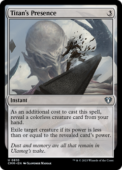 Titan's Presence [Commander Masters]-1