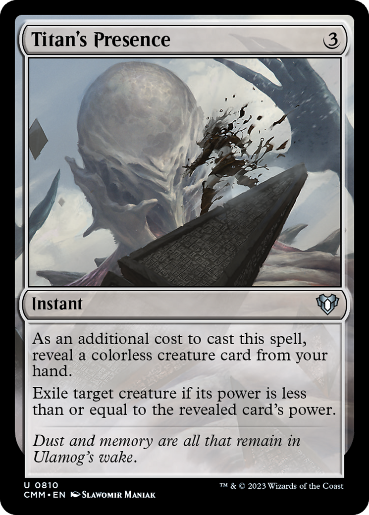 Titan's Presence [Commander Masters]-1