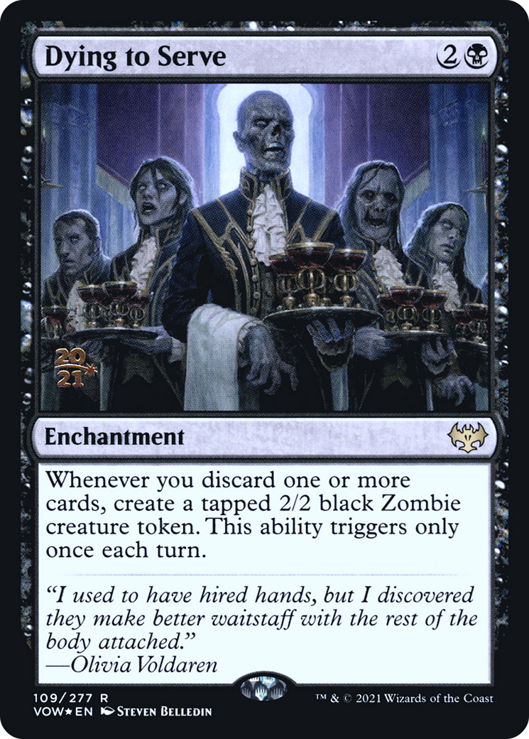 Dying to Serve [Innistrad: Crimson Vow Prerelease Promos]-1