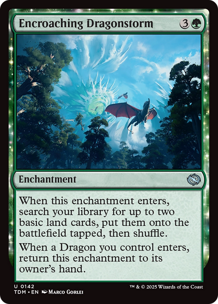 Encroaching Dragonstorm [Tarkir: Dragonstorm]-1