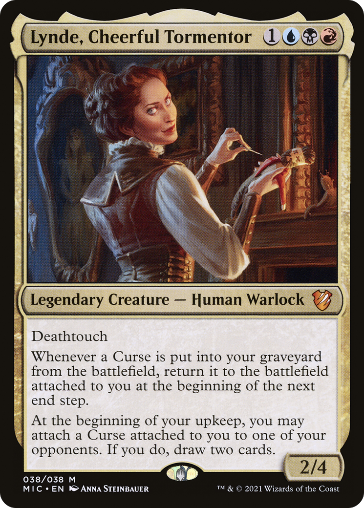 Lynde, Cheerful Tormentor [Innistrad: Midnight Hunt Commander]-1