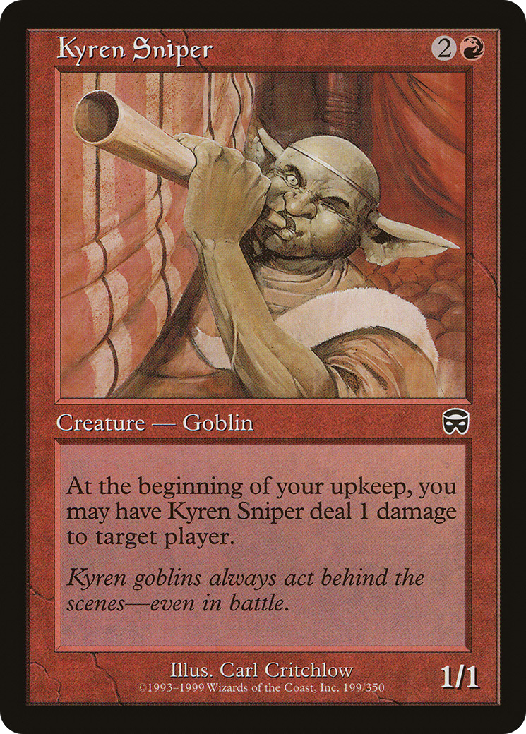 Kyren Sniper [Mercadian Masques]-1