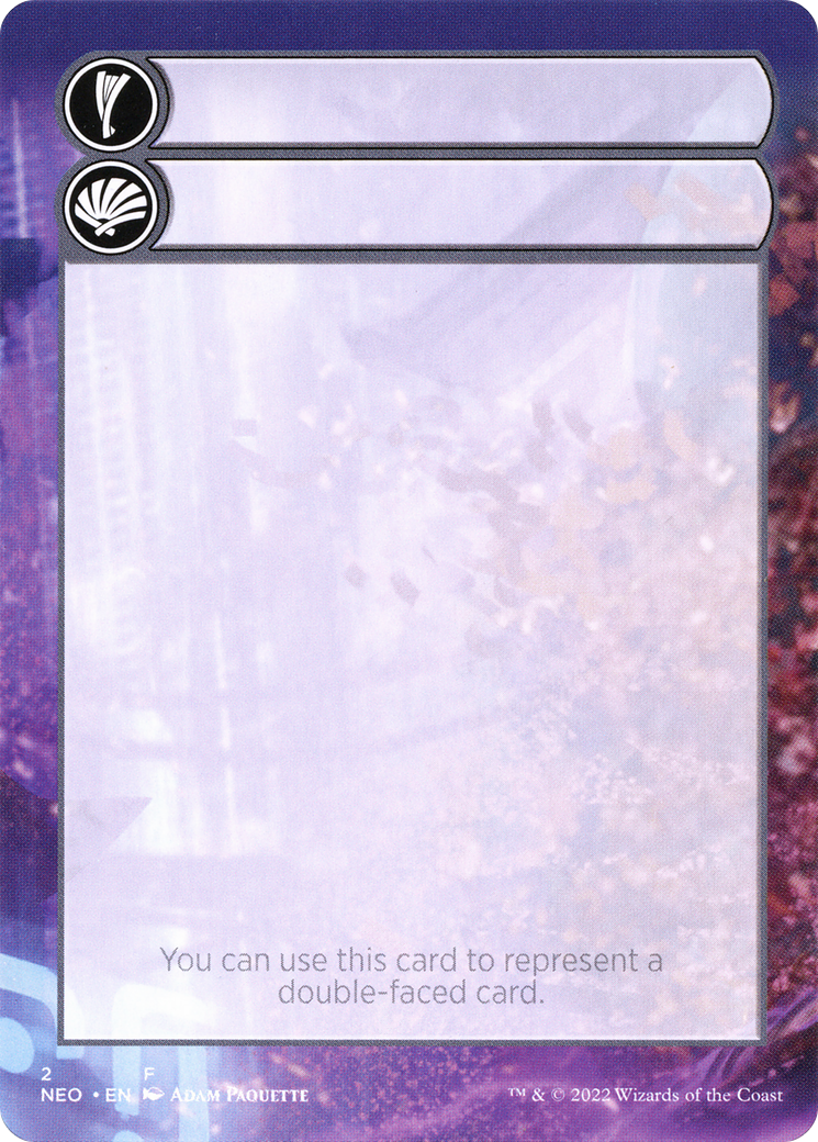 Double-Faced Substitute Card (SNEO-002) - Kamigawa: Neon Dynasty Substitute Cards (Borderless)-1