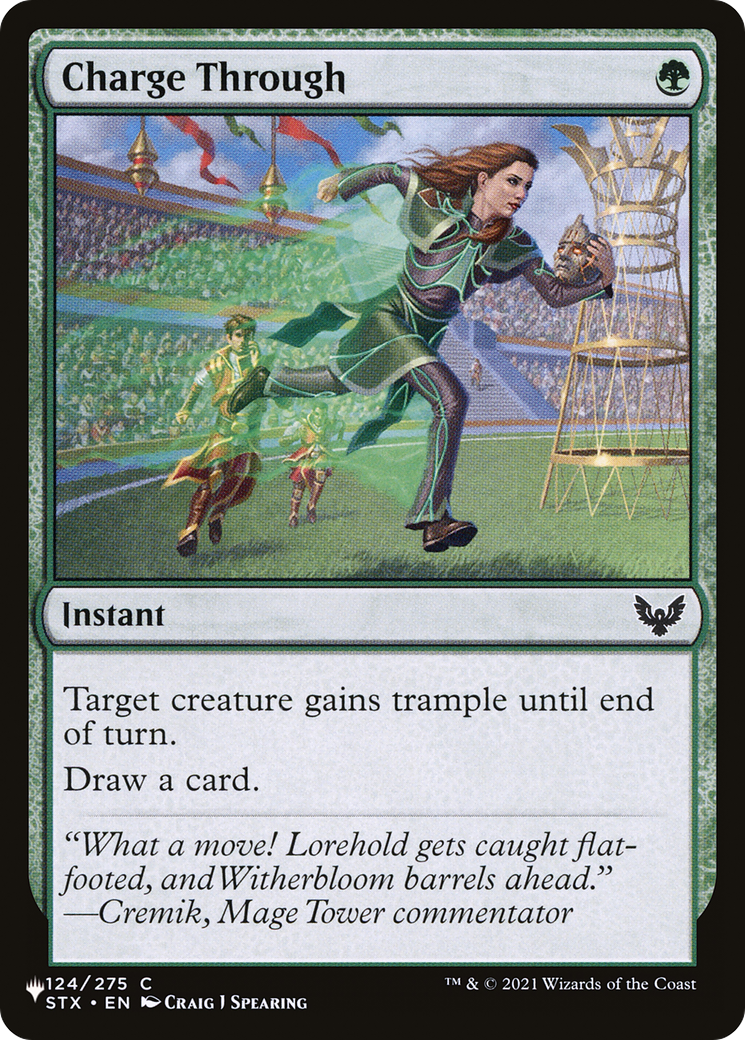Charge Through [The List]-1