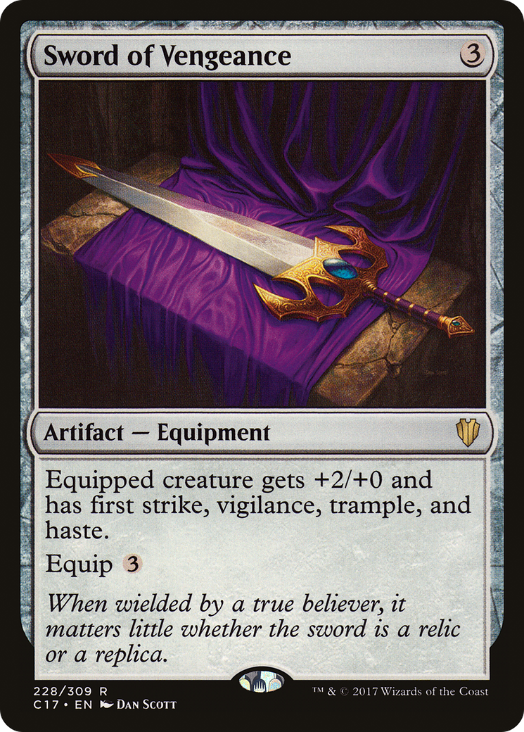 Sword of Vengeance [Commander 2017]-1