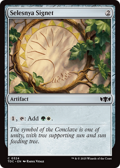 Selesnya Signet [Tarkir: Dragonstorm Commander]-1