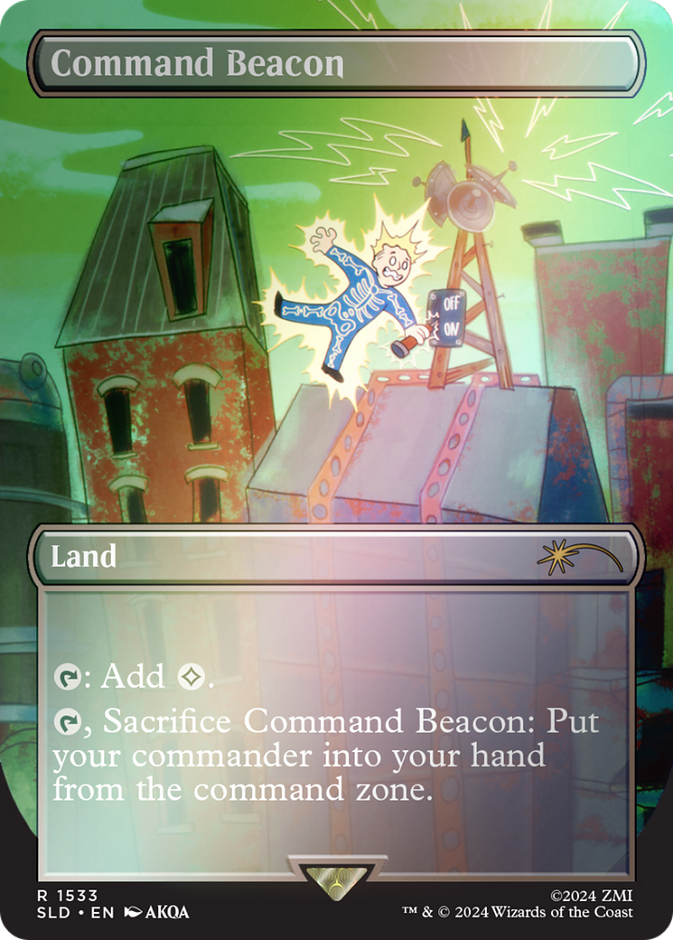 Command Beacon (Rainbow Foil) [Secret Lair Drop Series]-1