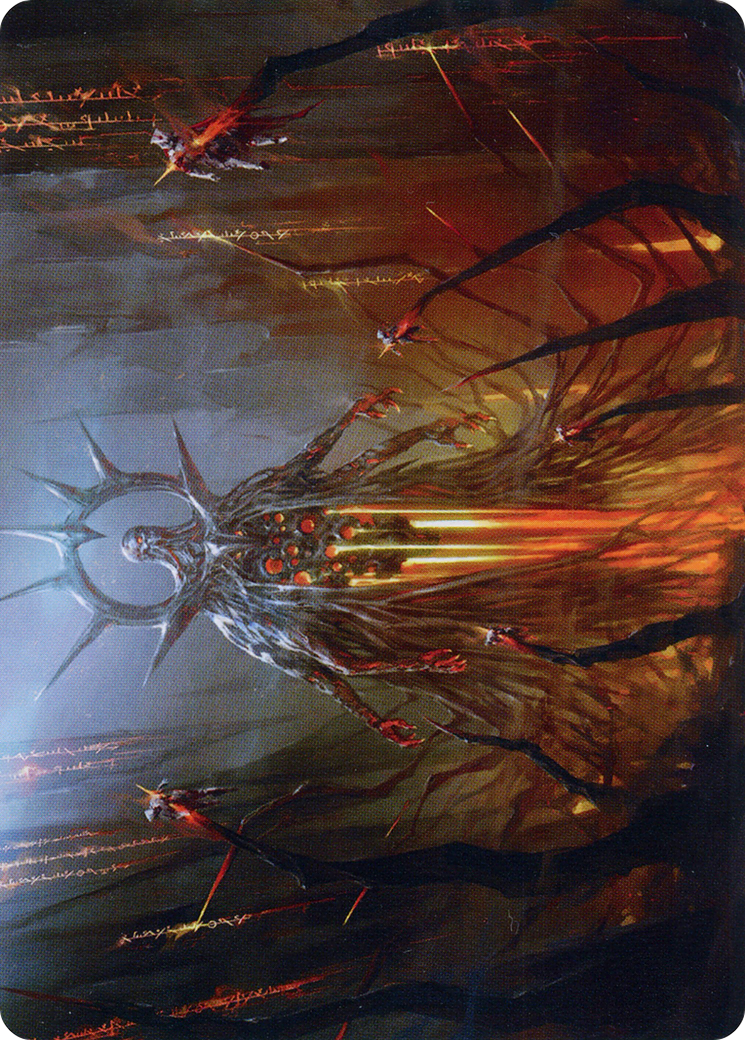 Solphim, Mayhem Dominus // Solphim, Mayhem Dominus (AONE-035) - Phyrexia: All Will Be One Art Series (Borderless) Foil-1