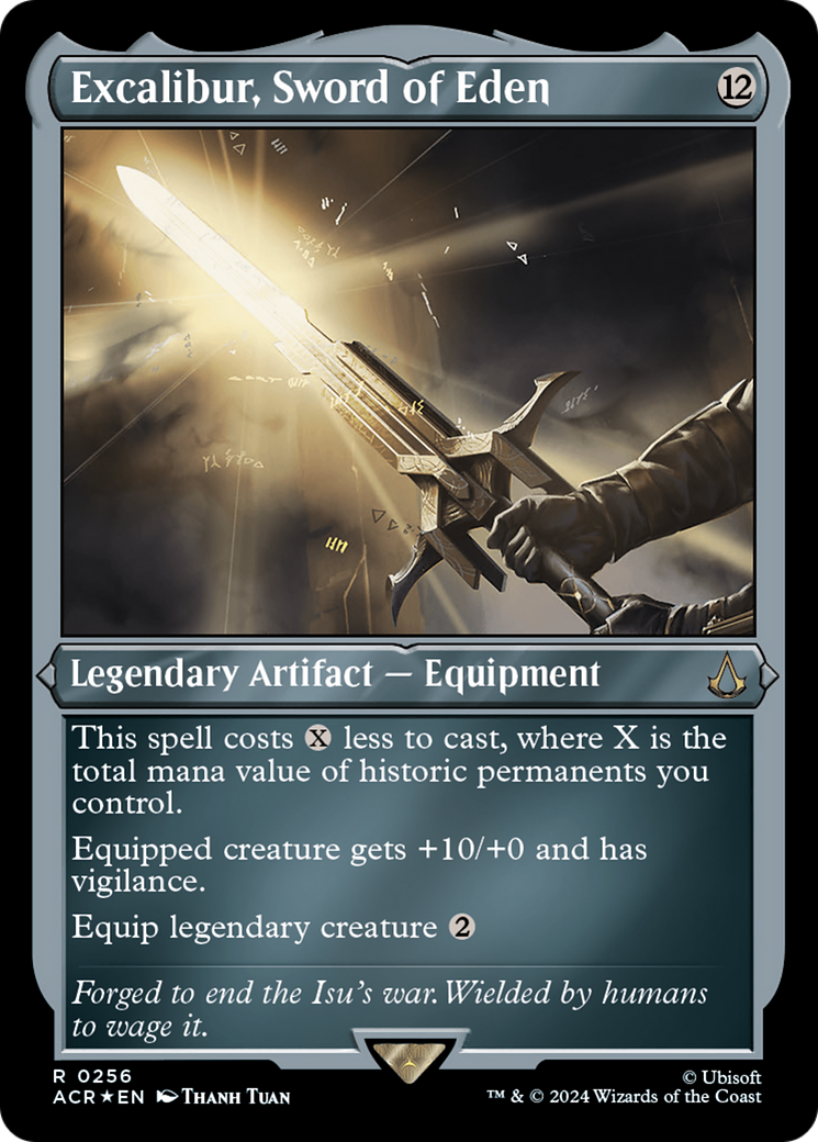 Excalibur, Sword of Eden (ACR-256) - Assassin's Creed Etched Foil-1