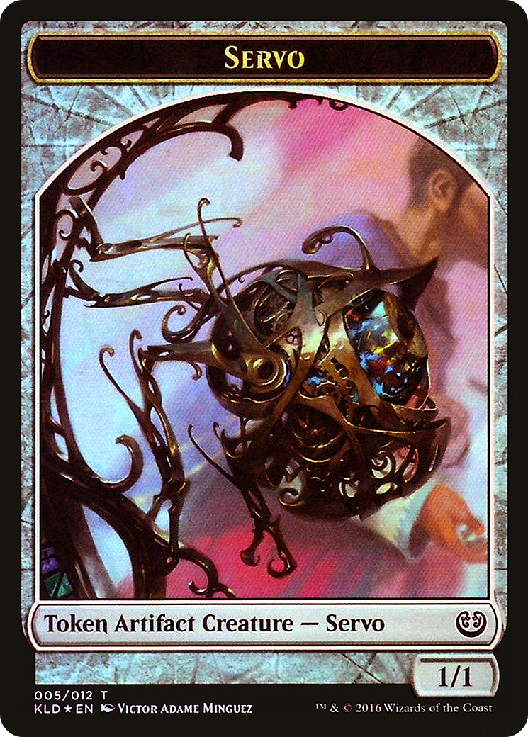 Thopter // Servo Double-Sided Token [League Tokens 2016]-3