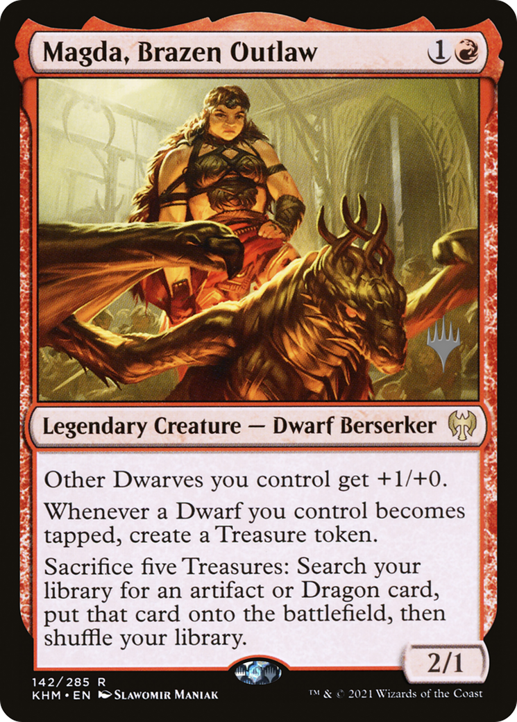 Magda, Brazen Outlaw (Promo Pack) [Kaldheim Promos]-1