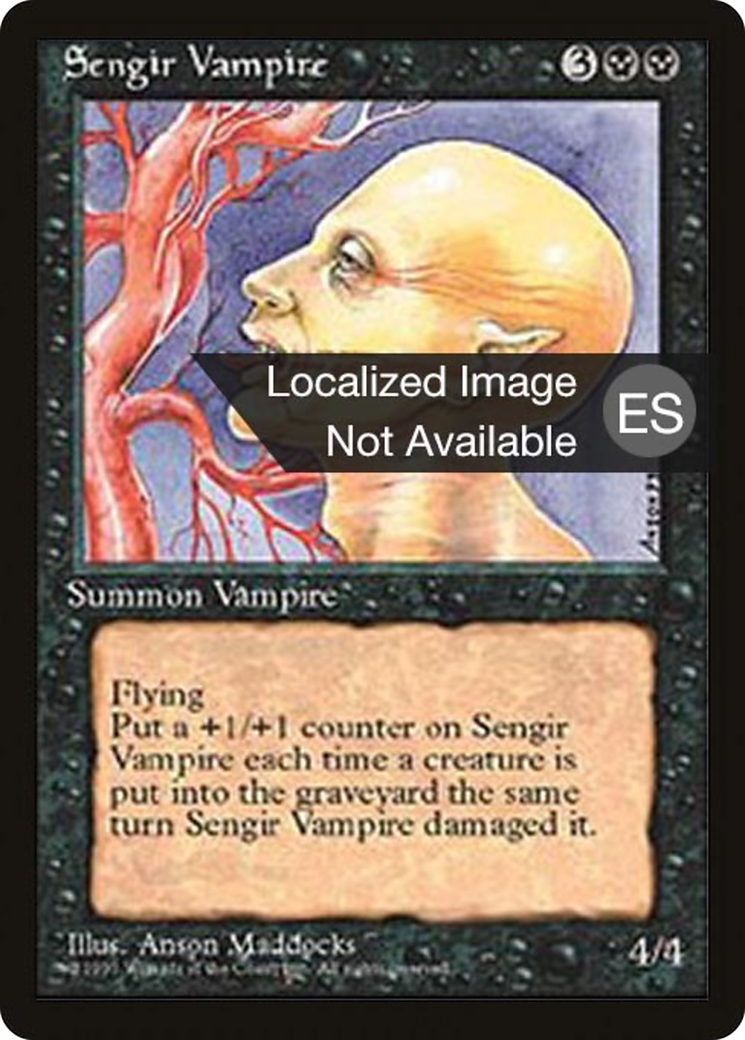Sengir Vampire [Fourth Edition Foreign Black Border]-1