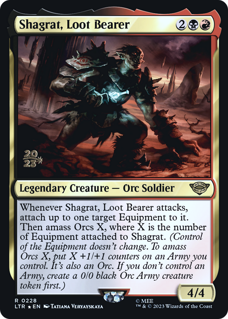 Shagrat, Loot Bearer [The Lord of the Rings: Tales of Middle-Earth Prerelease Promos]-1
