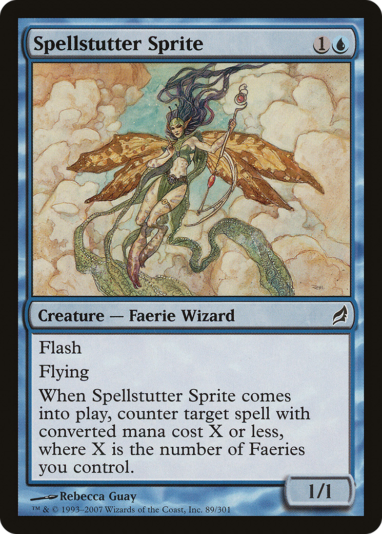 Spellstutter Sprite [Lorwyn]-1