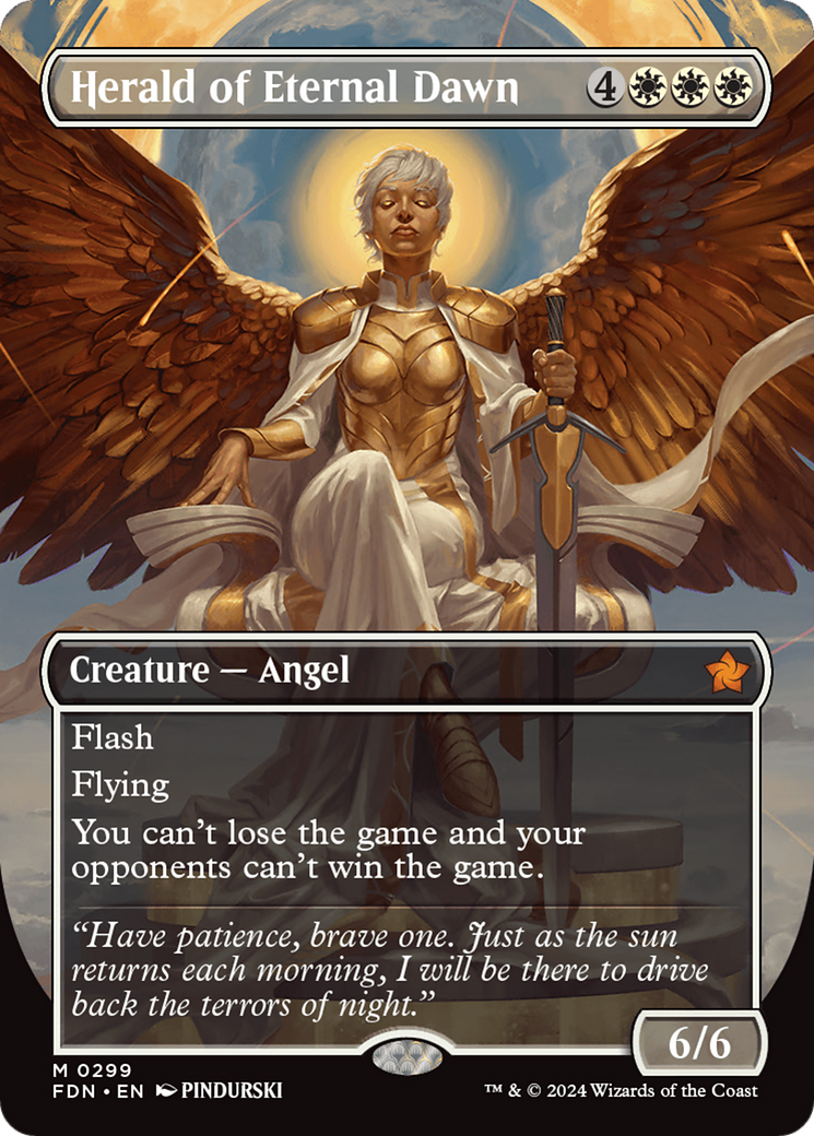 Herald of Eternal Dawn (Borderless) [Foundations]-1