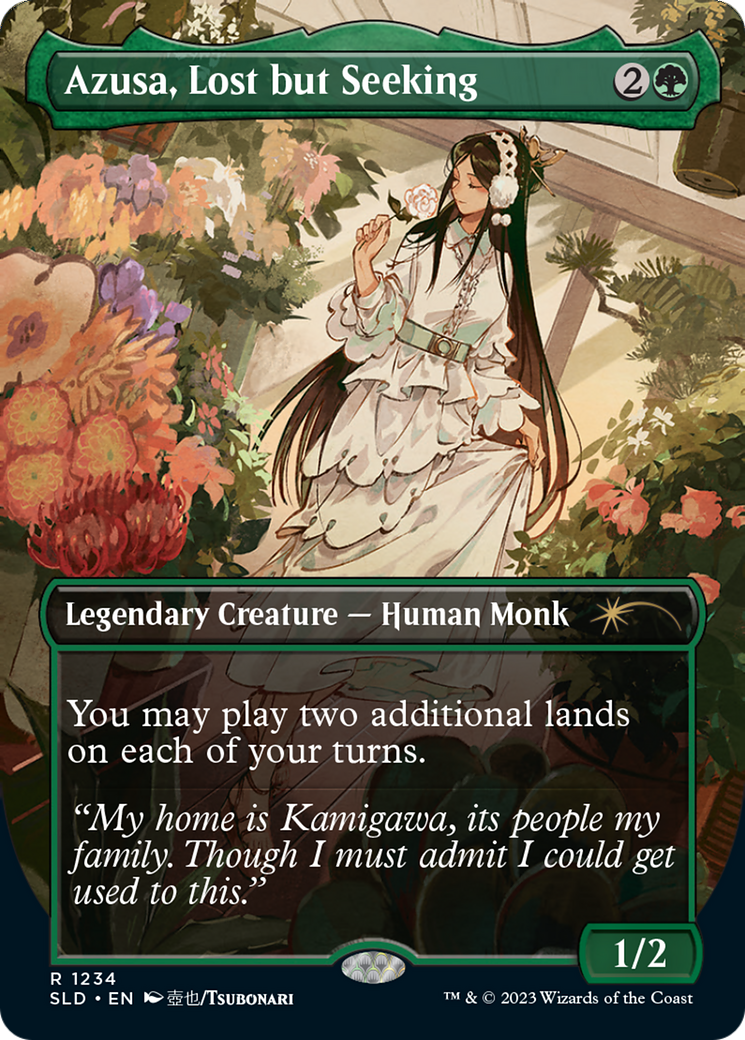 Azusa, Lost but Seeking (Borderless) [Secret Lair Drop Series]-1