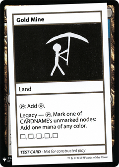 Gold Mine [Mystery Booster Playtest Cards]-1
