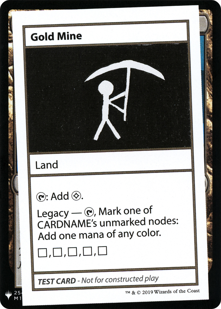 Gold Mine [Mystery Booster Playtest Cards]-1
