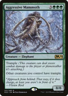 Aggressive Mammoth [Core Set 2020]-1