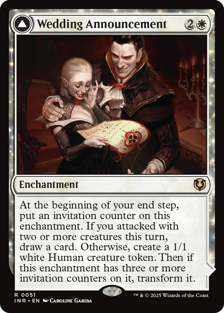 Wedding Announcement (INR-051) - Innistrad Remastered: (enchantment)-1