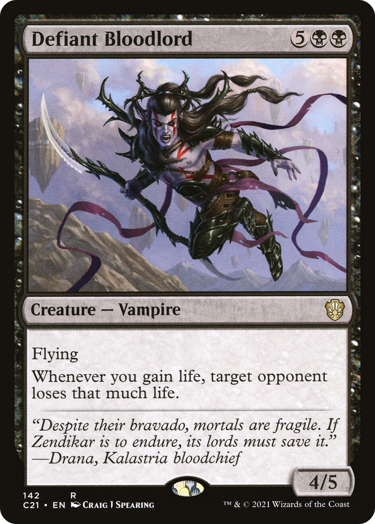Defiant Bloodlord [Commander 2021]-1