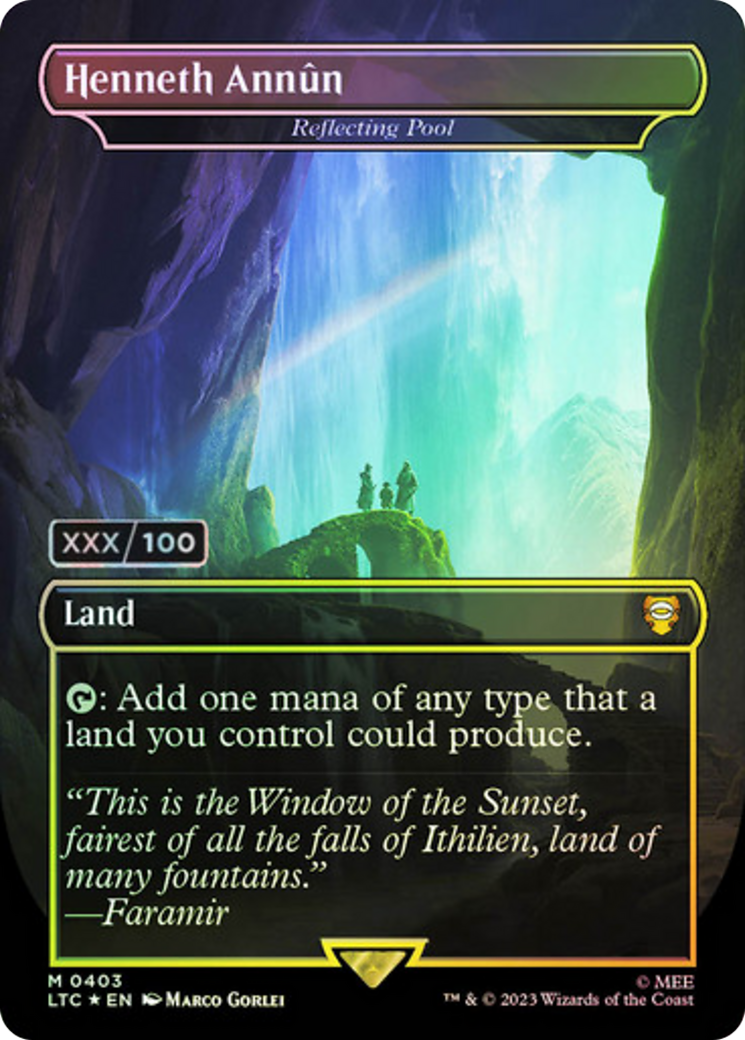 Henneth Annun - Reflecting Pool (Serialized) [The Lord of the Rings: Tales of Middle-Earth Commander]-1