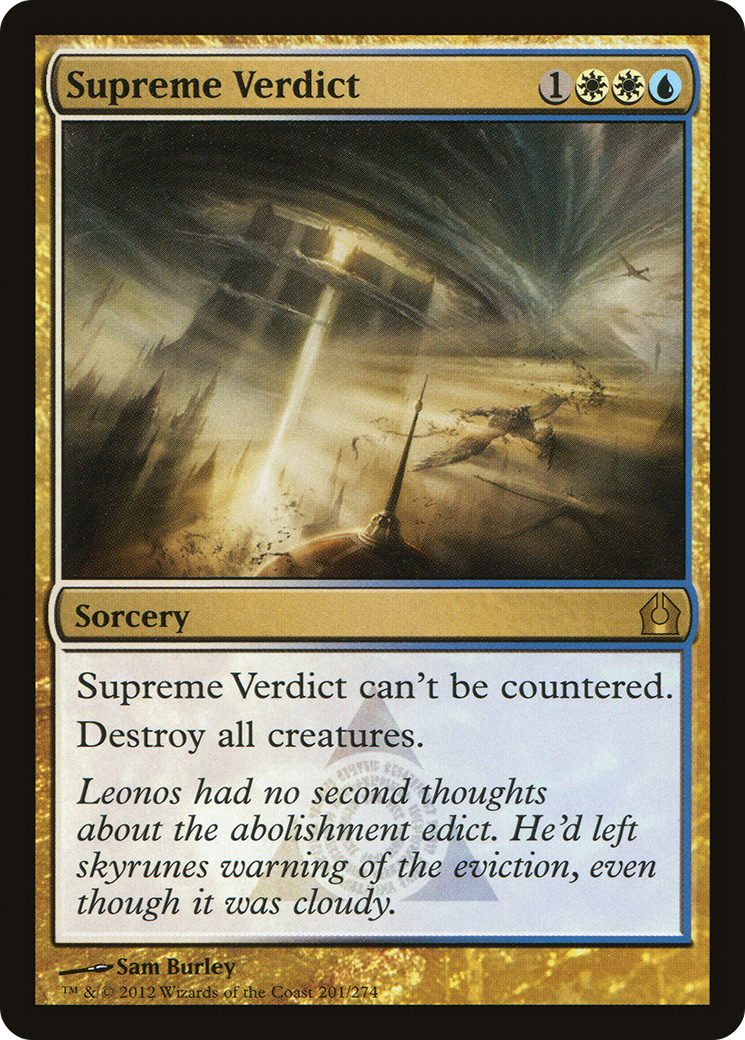 Supreme Verdict [Return to Ravnica]-1