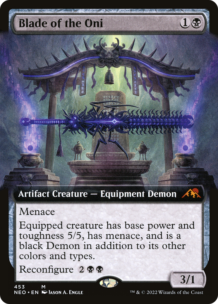 Blade of the Oni (Extended Art) [Kamigawa: Neon Dynasty]-1