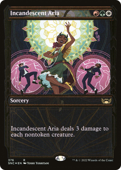 Incandescent Aria (Showcase Golden Age Gilded Foil) [Streets of New Capenna]-1