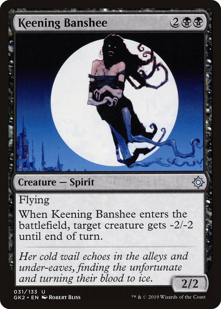 Keening Banshee [Ravnica Allegiance Guild Kit]-1