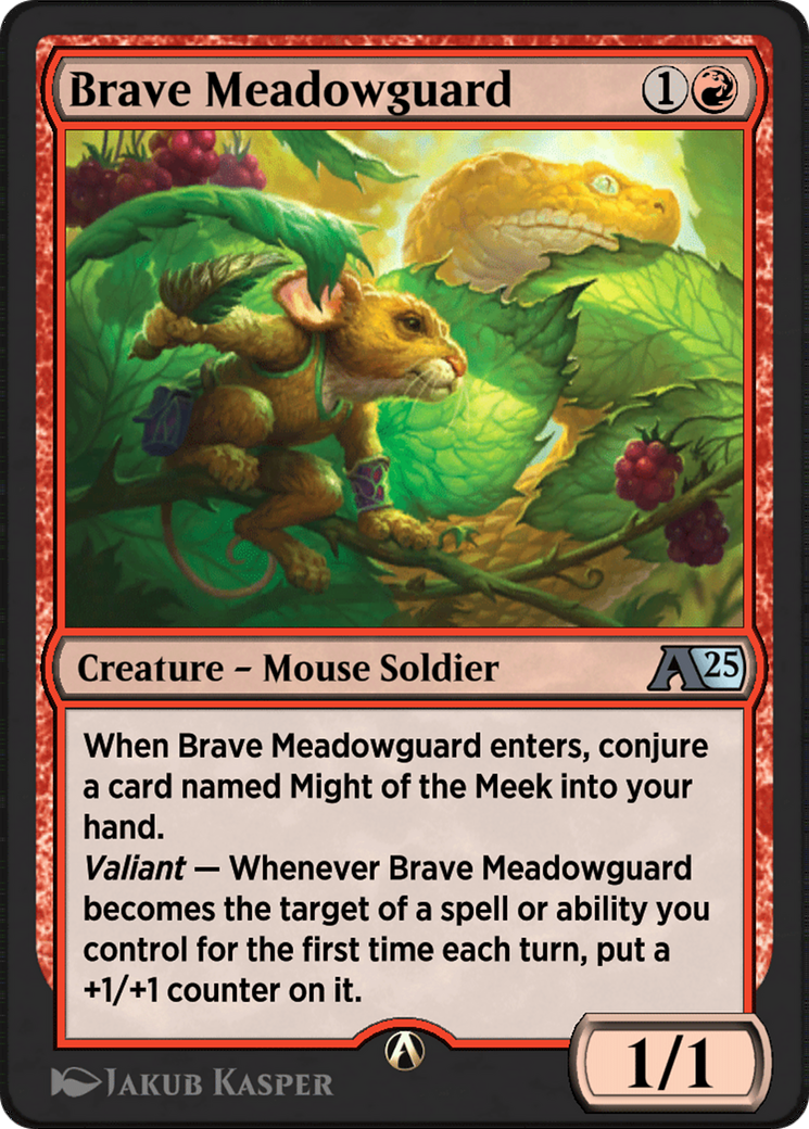 Brave Meadowguard (YBLB-013) - Alchemy: Bloomburrow-1