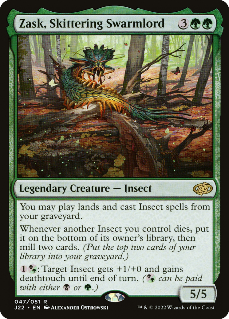 Zask, Skittering Swarmlord (J22-047) - Jumpstart 2022-1