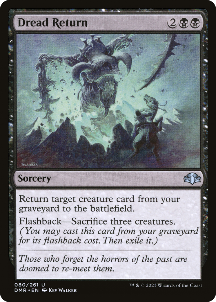 Dread Return [Dominaria Remastered]-1