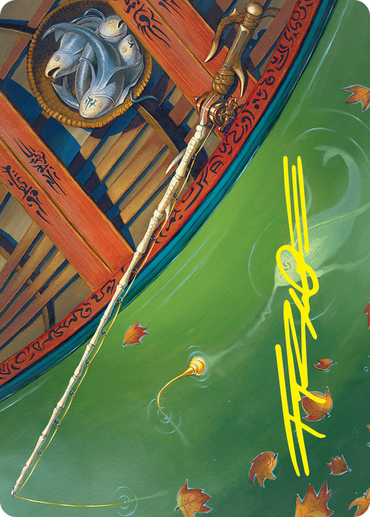 Fishing Pole // Fishing Pole (AFDN-018) - Foundations Art Series (Borderless)-1