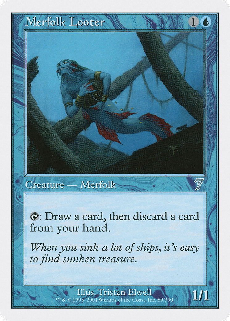 Merfolk Looter [Seventh Edition]-1