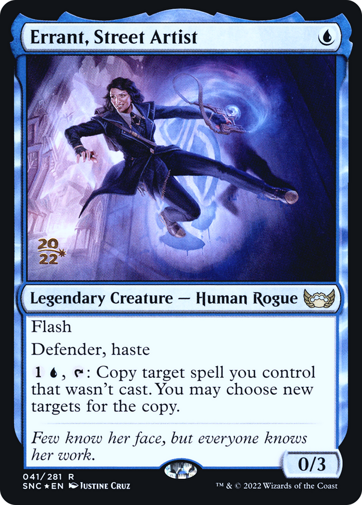 Errant, Street Artist [Streets of New Capenna Prerelease Promos]-1
