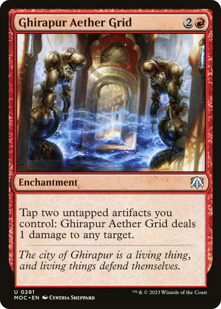 Ghirapur Aether Grid [March of the Machine Commander]-1